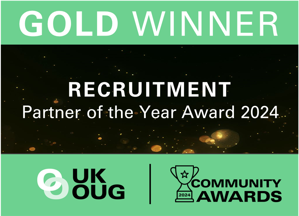 UKOUG Gold Winner Recruitment Award 24